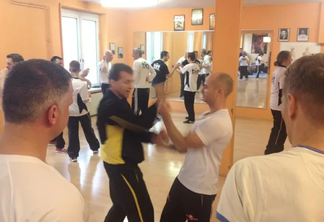 Wing Tzun Training in der Akademie Schwelm
