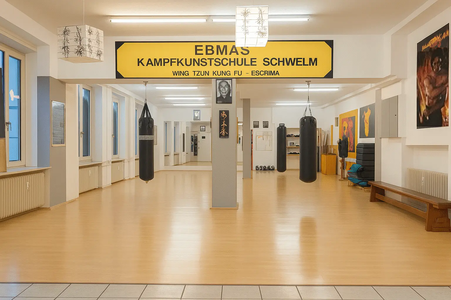EBMAS Kampfkunstakademie Schwelm — Trainingsraum für Kinder